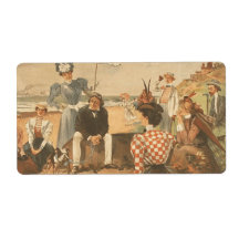 TEE Beach Friends Custom Shipping Label
