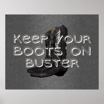 TEE Boots On Posters