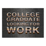 TEE College Graduate Looking for Work Business Cards