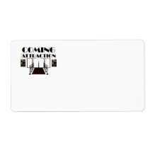 TEE Coming Attraction Custom Shipping Labels