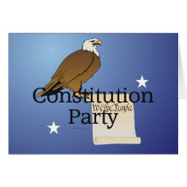 TEE Constitution Party Greeting Card