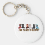 TEE Country Line Dance Keychain
