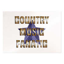 TEE Country Music Fanatic Business Card Template
