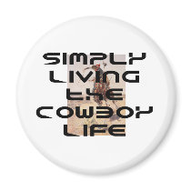 TEE Cowboy Life Magnet