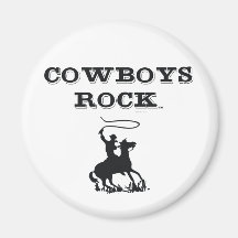 TEE Cowboys Rock Refrigerator Magnets