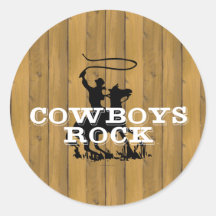 TEE Cowboys Rock Sticker