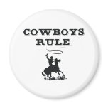 TEE Cowboys Rule Refrigerator Magnets