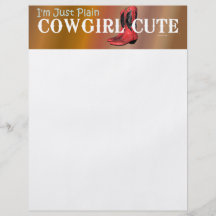 TEE Cowgirl Cute Flyer Design