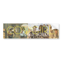 TEE Cowgirl Old School Bumper Stickers