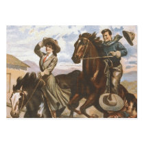 TEE Cowgirl Old School Business Card Template