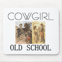 TEE Cowgirl Old School Mousepads