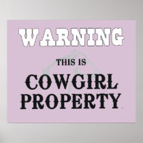 TEE Cowgirl Property Posters