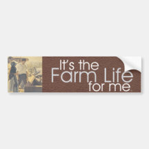 TEE Farm Life Bumper Stickers