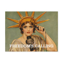 TEE Freedom's Calling Postcard