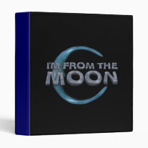 TEE From the Moon Vinyl Binders