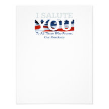 TEE I Salute You Personalized Invites