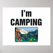 TEE I'm Camping Posters