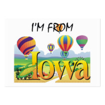 TEE I'm From Iowa Business Card Templates