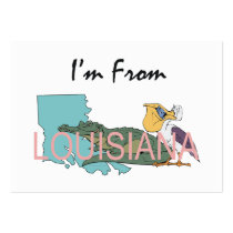 TEE I'm From Louisiana Business Card Templates