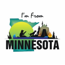 TEE I'm From Minnesota Photo Cut Out