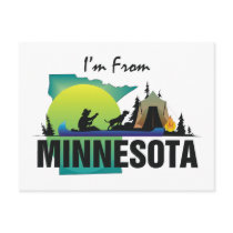 TEE I'm From Minnesota Postcards