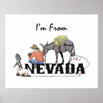 TEE I'm From Nevada Poster
