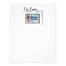 TEE I'm From Rhode Island Personalized Invites