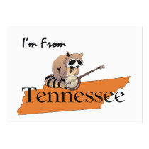 TEE I'm From Tennessee Business Card Template