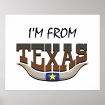 TEE I'm From Texas Print