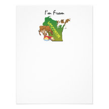 TEE I'm From Wisconsin Personalized Invitation