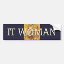 TEE It Woman Bumper Sticker
