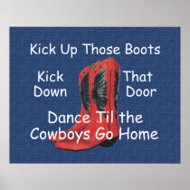 TEE Kick Up Those Boots Print