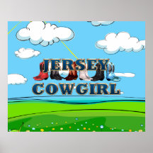 TEE New Jersey Cowgirl Print