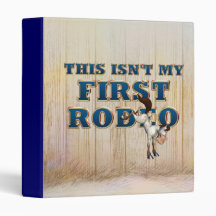 TEE Not My First Rodeo 3 Ring Binder