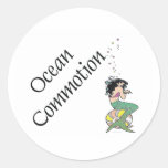 TEE Ocean Commotion Round Sticker