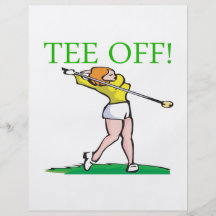 Tee Off Full Color Flyer