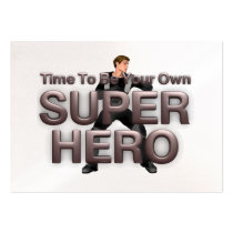 TEE Own Superhero Business Card Template