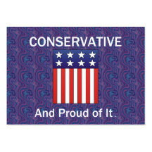 TEE Proud Conservative Business Cards