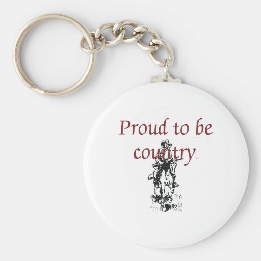TEE Proud to be Country Keychains