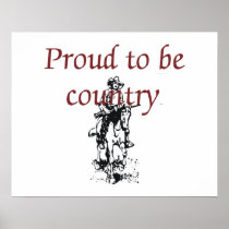 TEE Proud to be Country Poster