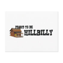 TEE Proud to be Hillbilly Post Card