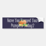 TEE Pumpkin Hug Bumper Sticker