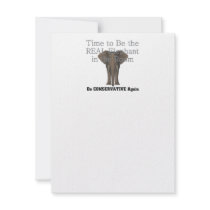 TEE Real Elephant Personalized Announcement