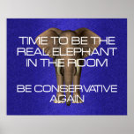 TEE Real Elephant Poster