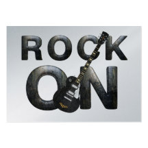 TEE Rock On Business Card Template