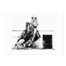 TEE Rodeo Cowgirl Business Card Templates
