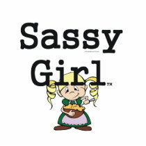 TEE Sassy Girl Cut Outs