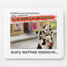 Tee - shirt et cadeaux drôles effrayants de Moovie Tapis De Souris