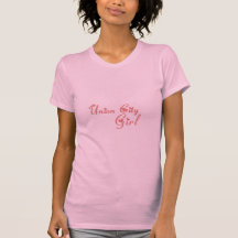 Tee - shirts de fille de ville des syndicats t-shirt