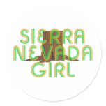 TEE Sierra Nevada Girl Sticker